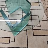 Italian glass coffee table 1970s