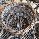 Rattan serving tray