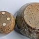 Set of two enamelled stoneware flower vases from "Vezelay" signed