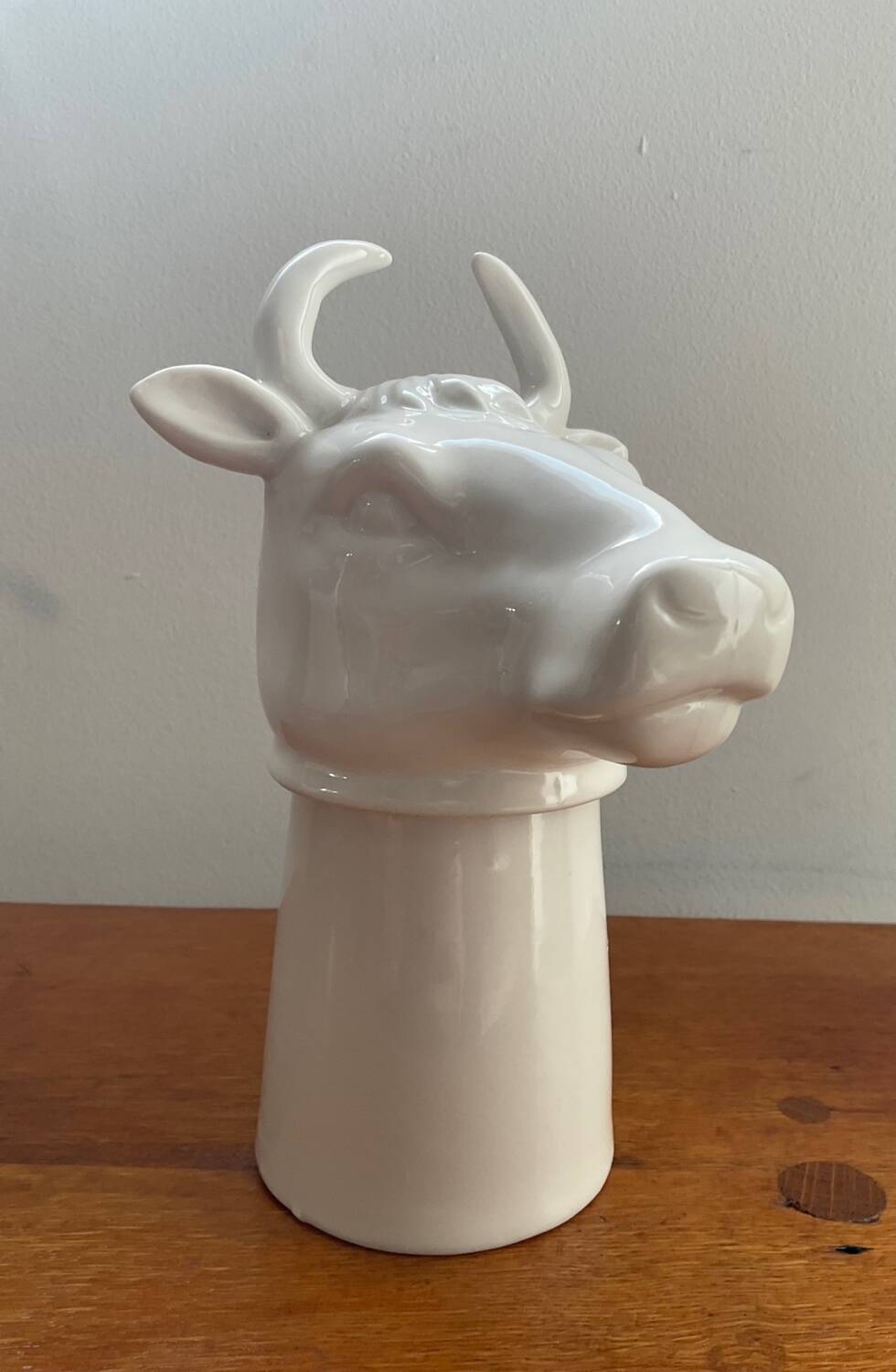 Glazed ceramic butter dish