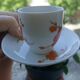 9 espresso cups Scherzer Bavaria - Bavarian porcelain 70s