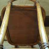 Wicker rattan magazine with tablet