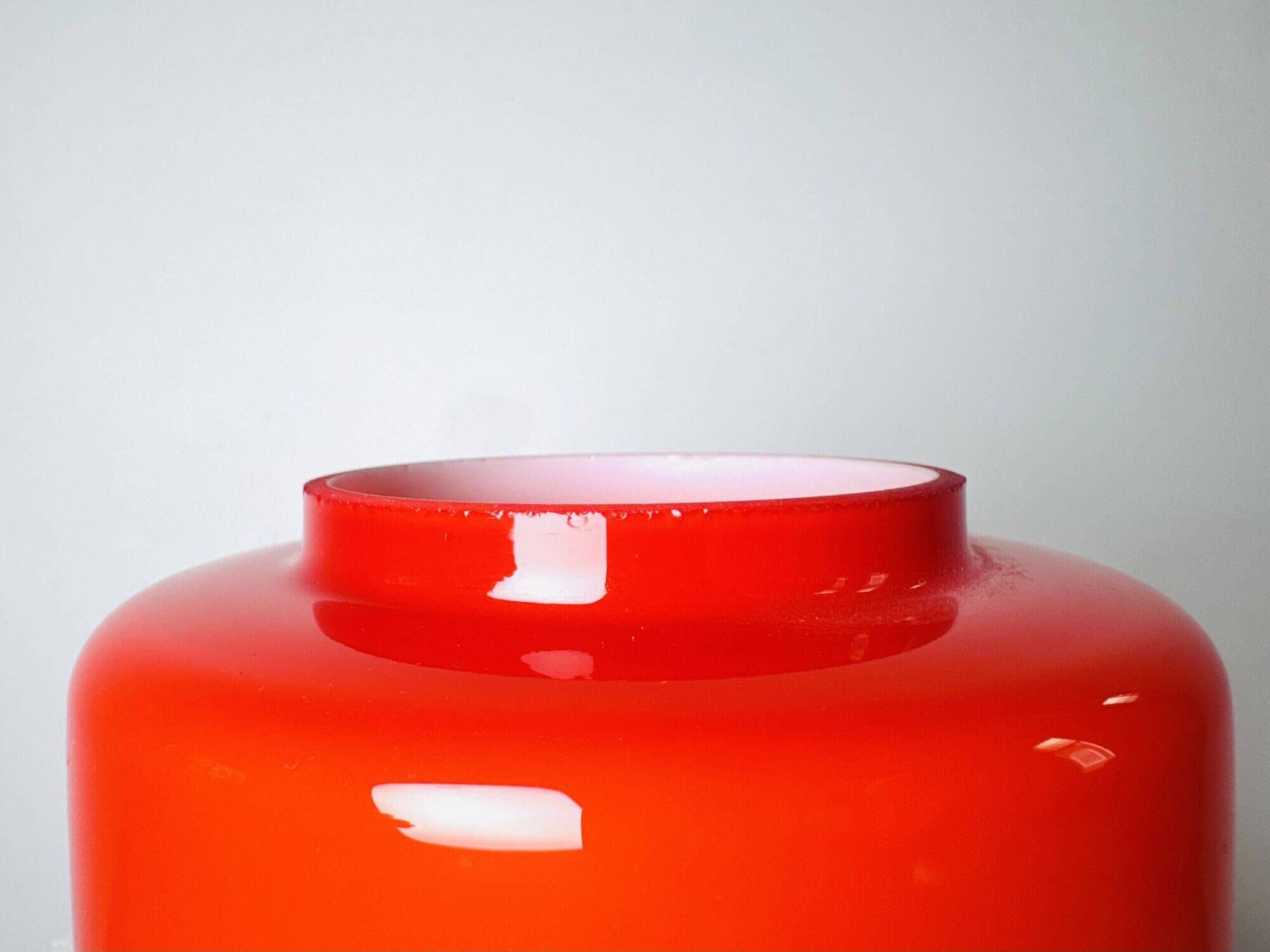 Model 120 Cylindrical Table Lamp By Uno & Östen Kristiansson For Luxus, Sweden 1970S