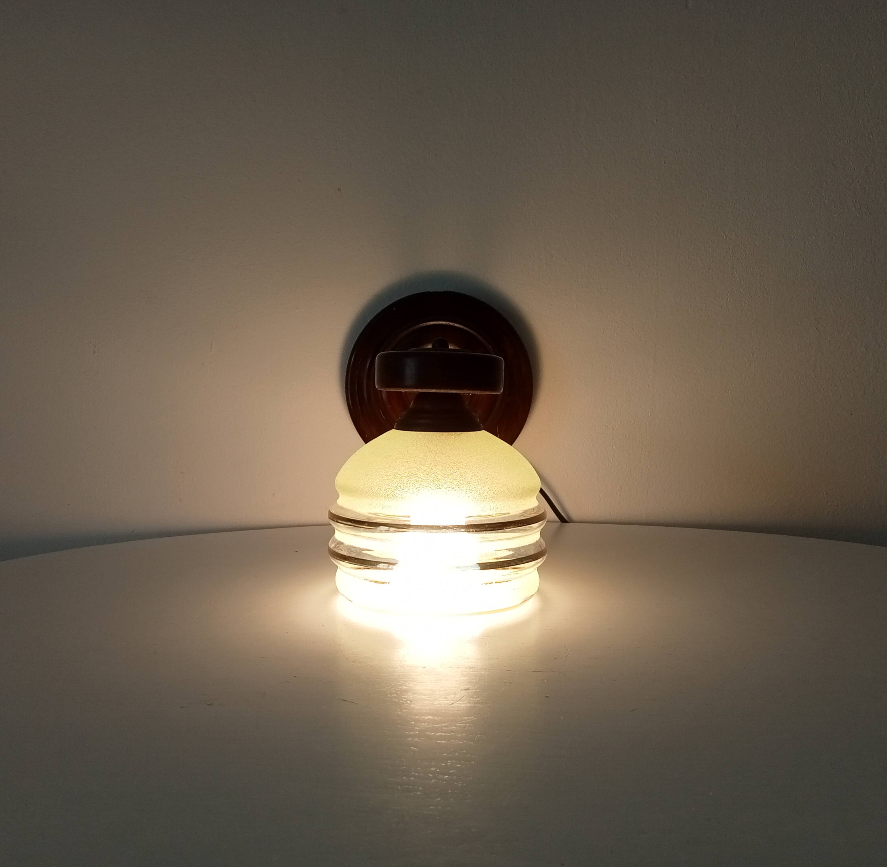 50s art deco wall light