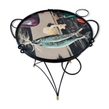 60s fish coffee table