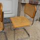 paire de chaises cannées  Breuer cesca B32