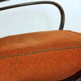 Czech Bentwood Lounge Chairs by J. Halabala for Up Závody, 1950s, Set of 2