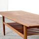 Table basse vintage danoise en teck