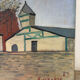 The windmill, oil on canvas signed Edgardo Ribeiro (1921-2005)
