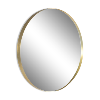 Mirror Rond XL brass contour diameter 90cm