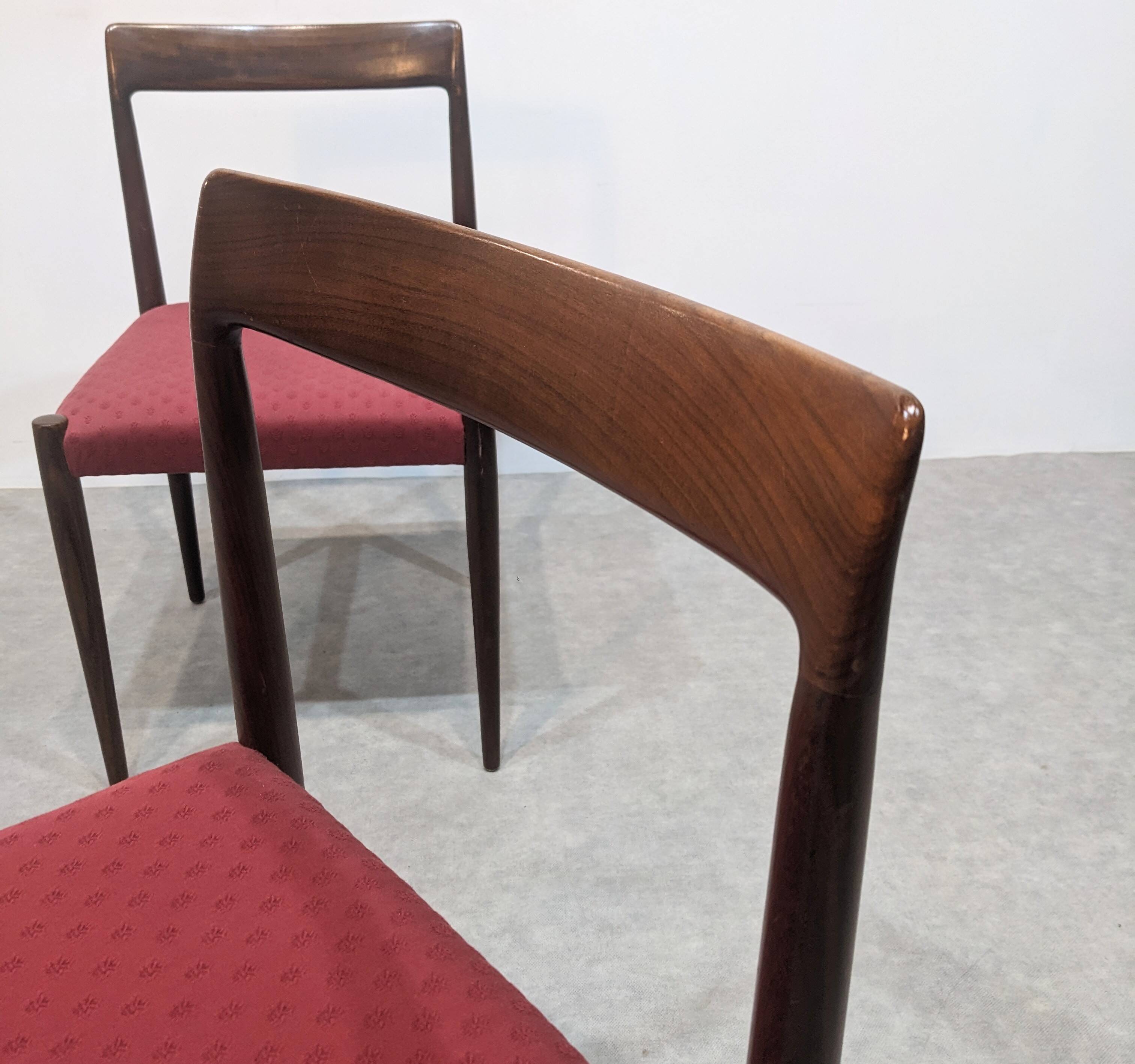 Duo of mic-century chairs