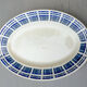 Oval dish in badonvillier earthenware
