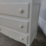 Shallow antique chest of drawers