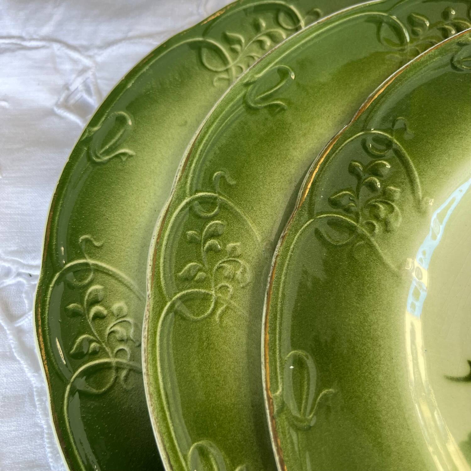 Longwy dessert plates