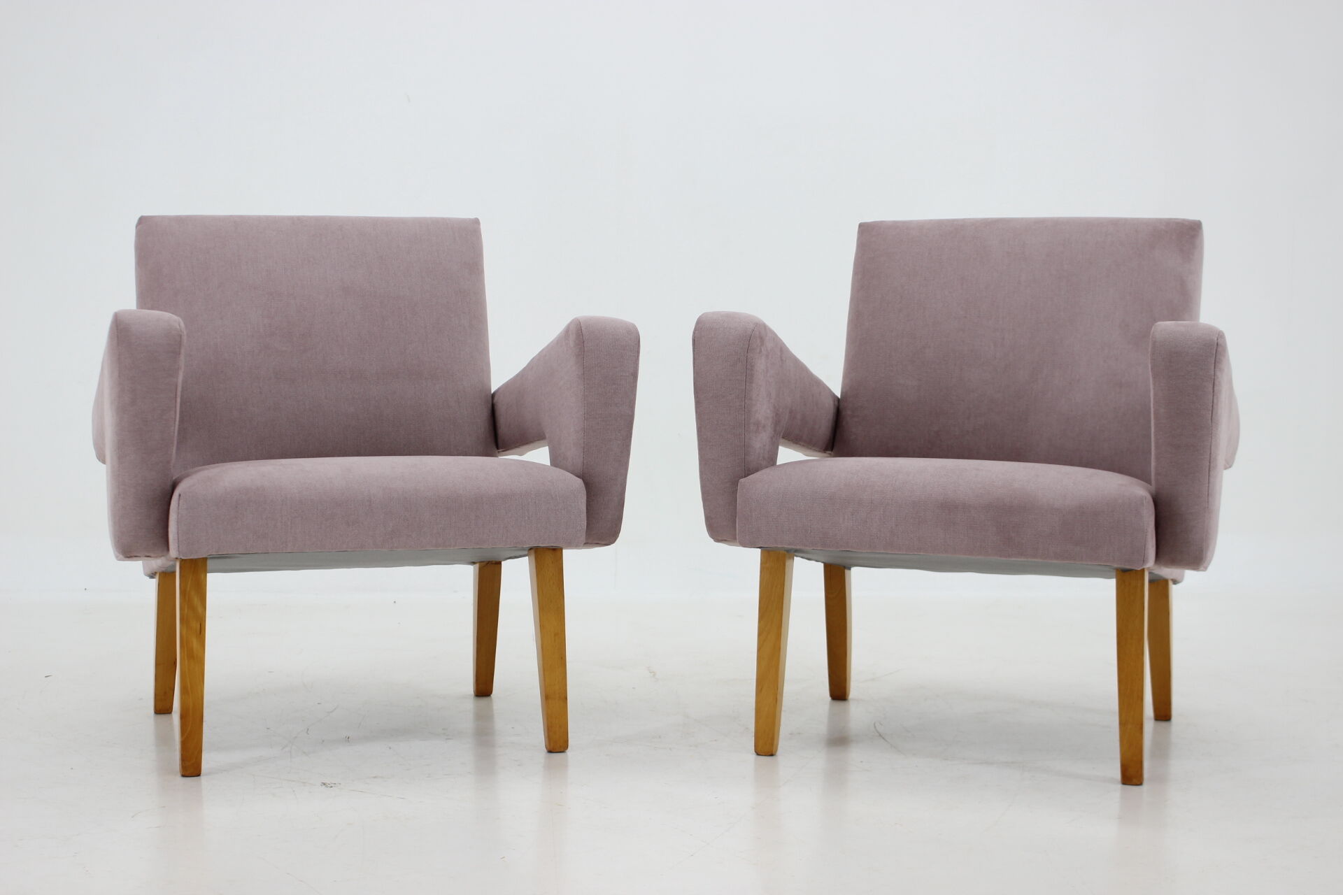 1960s Pair of Design Armchairs, Czechoslovakia