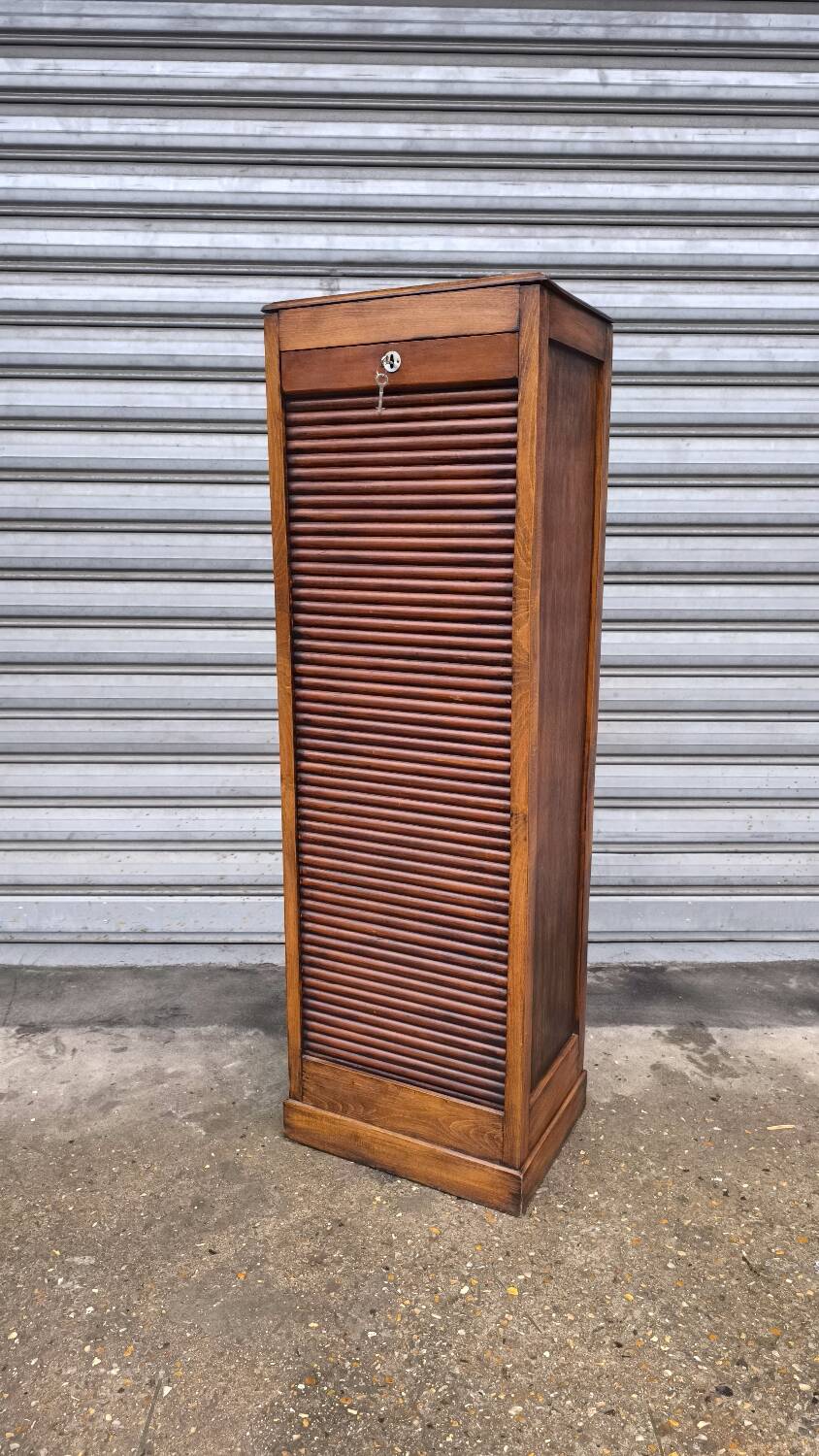 Solid oak filing cabinet 1950