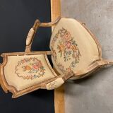 Fauteuil ancien de style Louis XVI