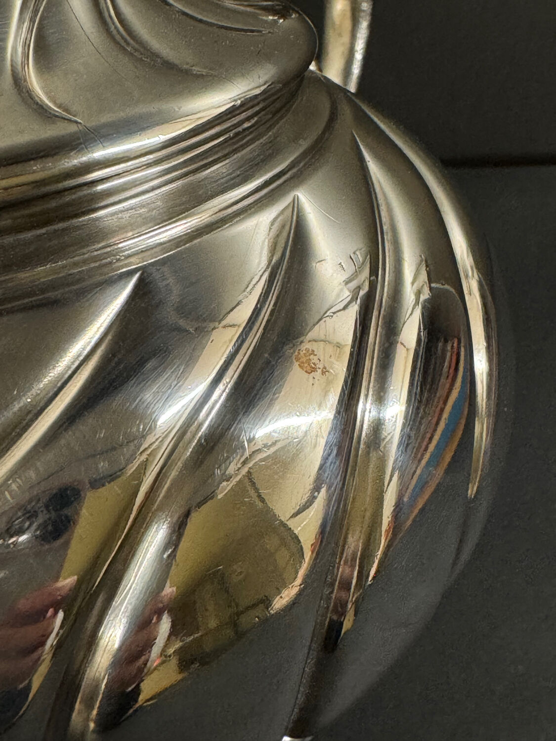 Teapot from the silversmith's house of Cailar & Bavard, early 20th century