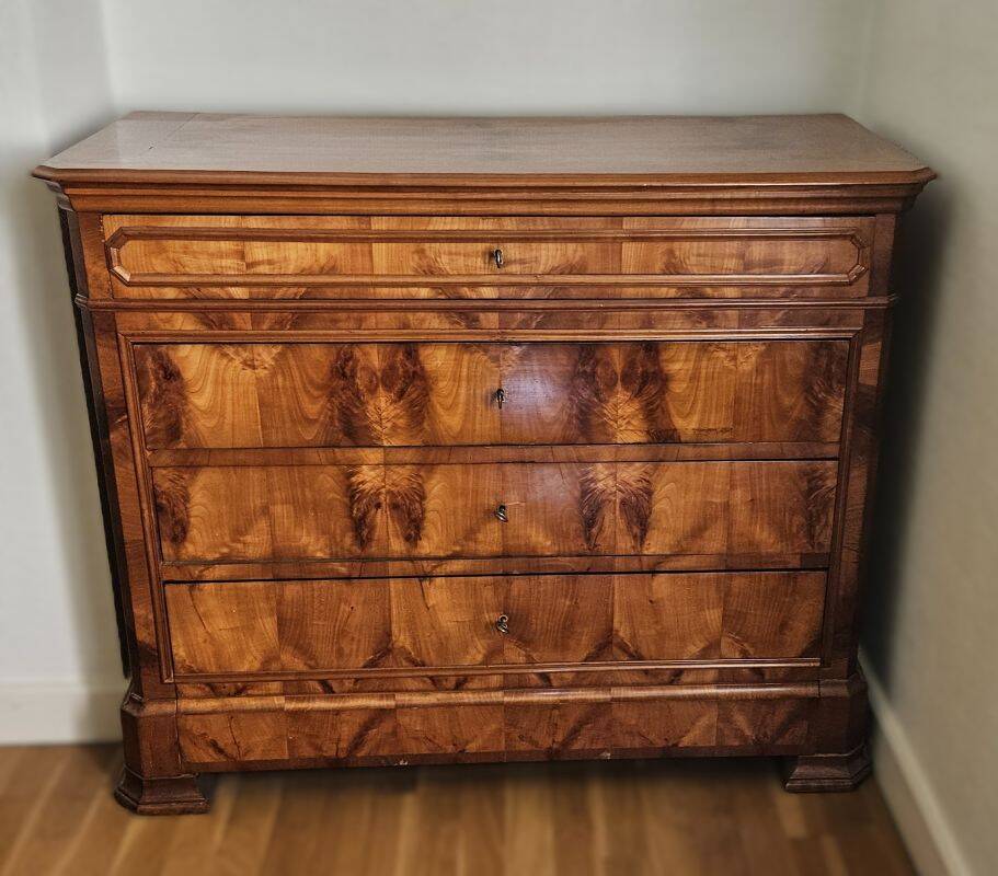 Louis Philippe Style Cherrywood Chest of Drawers