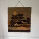 Vintage landscape tapestry