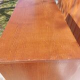 Double curtain filing cabinet