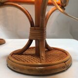 Vintage rattan lamps 70