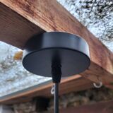 Vintage glass pendant light