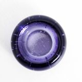 Thick glass tealight holder from the 70s/80s