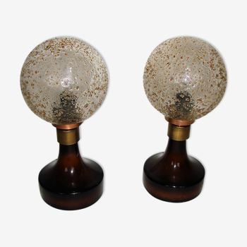 Pair of Hustad lamps, 1960s