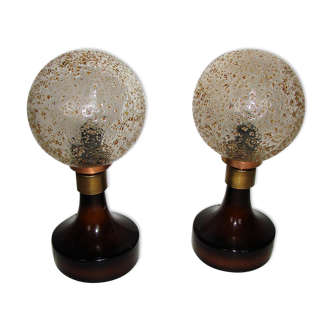 Pair of Hustad lamps, 1960s