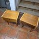 Pair of oak bedside tables from the 1960s.