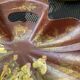 Napoleon III boiled cardboard crumb catcher