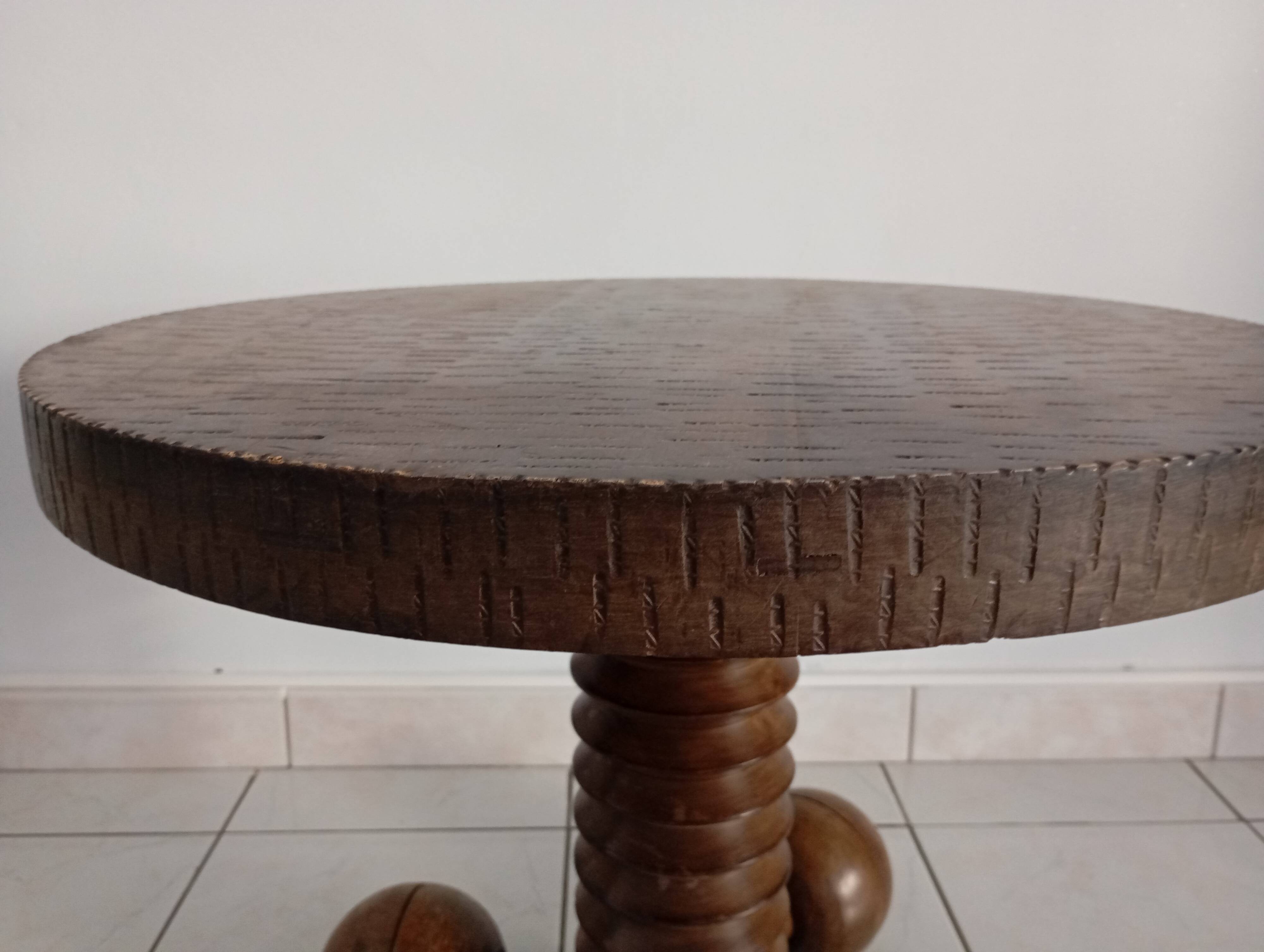 Charles Dudouyt style Pedestal Table