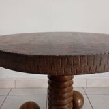 Charles Dudouyt style Pedestal Table
