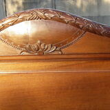 Louis XVI style bed in oak 2 people