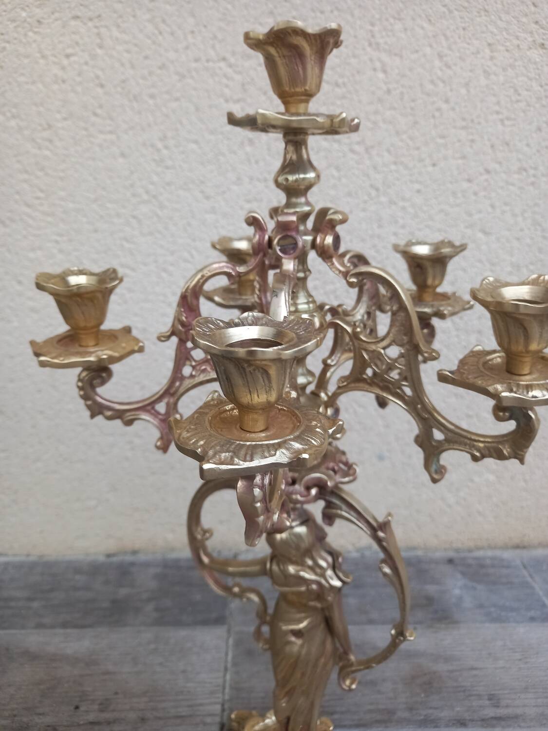 Bronze candelabra