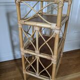 Rattan shelf