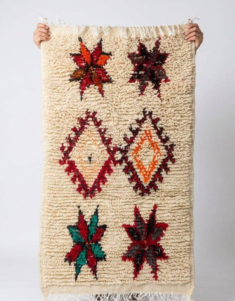 Small Moroccan Rug – 100cm x 50cm