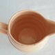 Longwy ceramic pitcher Height 12 cm pink beige color