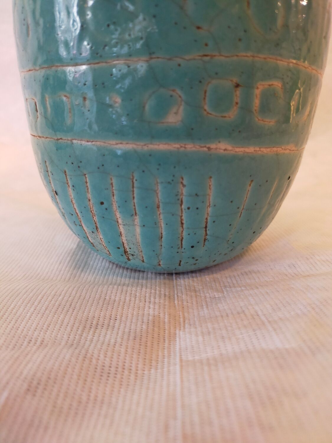 Ceramic vase by Jean Besnard, signed 1930/40
