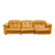 De Sede DS101 three-seater in cognac leather.
