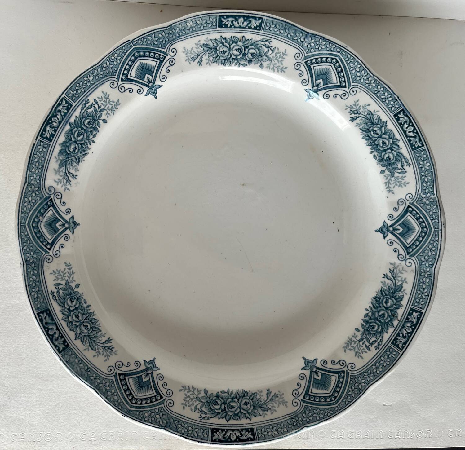 Antique ironstone dish