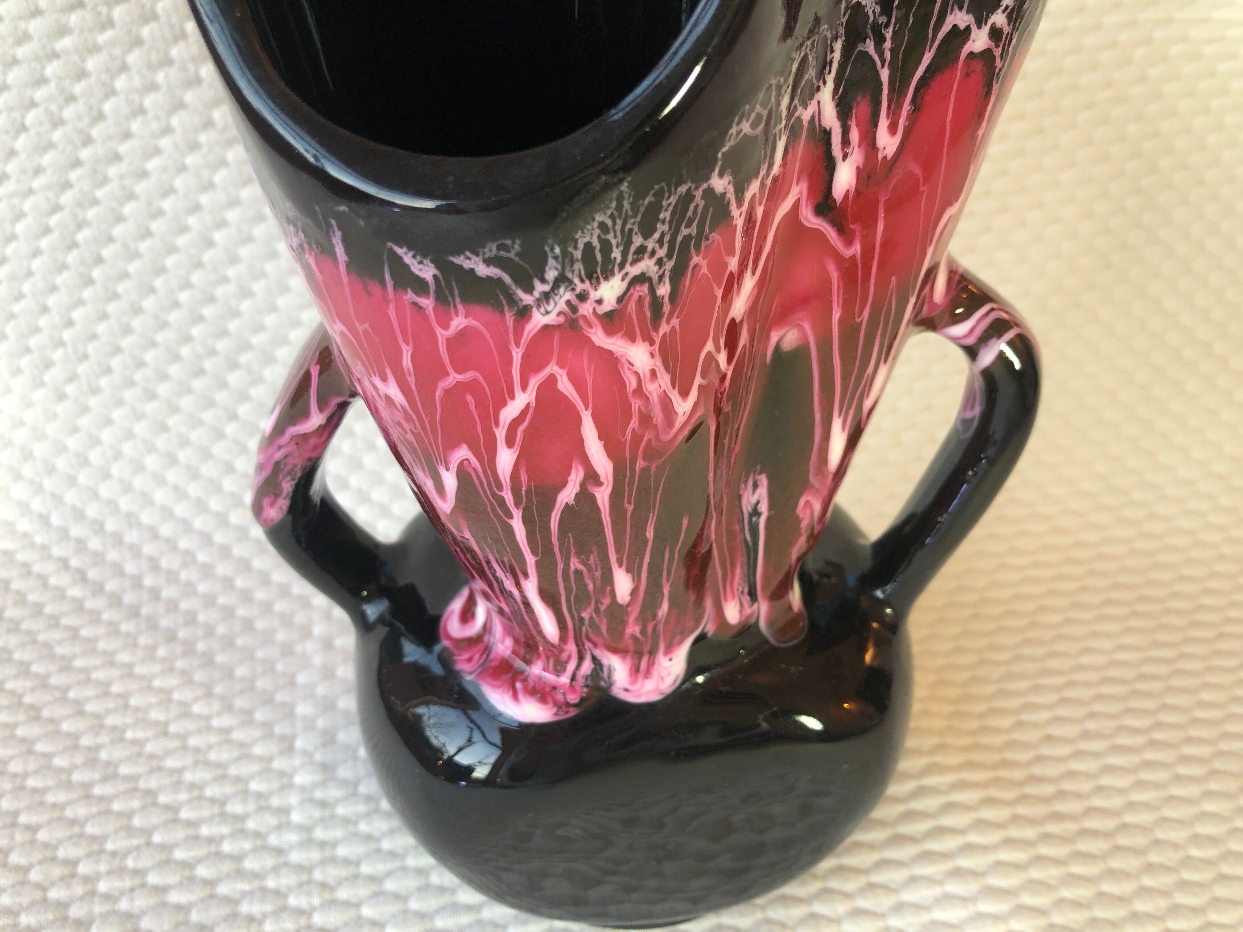 Vallauris foam ceramic vase