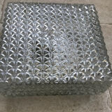 Glass ceiling light 23x23