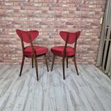 Pair of Iconic "Heart" Chairs by H. & J. Kurmanowicz – Award-Winning Polish