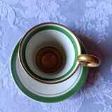 Napoleon coffee cups enhanced with gold hand