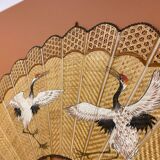 Giant bamboo and cane fan