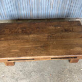 Solid oak coffee table