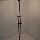 Italian design lamp lacquered metal 80's