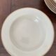 Lot de 7 assiettes en grès beige Tulowice Poland